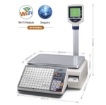 Digital barcode label printing scale LS-MDB